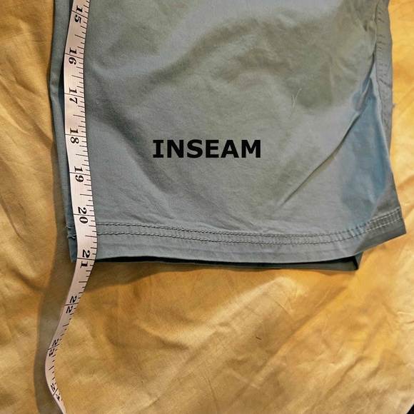 NEW PHOTOS! CAPRI, LIGHT TWILL, CAMEO BLUE, SIZE 28, COTTON/SPANDEX BLEND, FLY - Picture 5 of 16